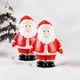 thumbnail image 2 of 2 Piezas Papá Noel Y Muñeco De Nieve Micro Snow Display Regalo Artesanía En Resina, 2 of 4