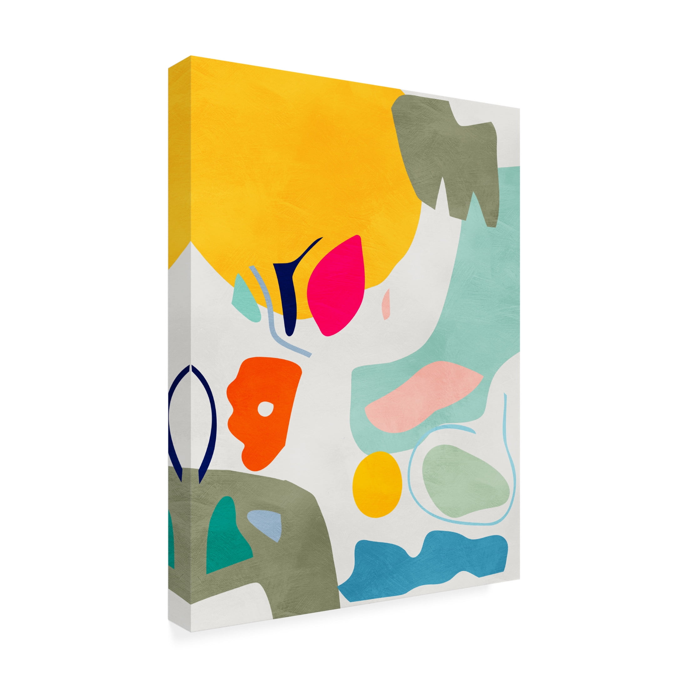 Trademark Fine Art Ana Rut Bre Landscape inspired cut out Canvas Wall Art