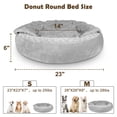 thumbnail image 2 of Cama para mascotas JOEJOY, cama pequeña para perros y gatos con manta con capucha, 58 cm, 2 of 7