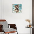 thumbnail image 2 of Non-Ticking Silent Wall Clocks Battery Operated Personalized Decor Clock for Living Room,Bedroom-Cute Kitten Soaring Through The Sky And Surrounded By Butterflies(10inch), 2 of 4