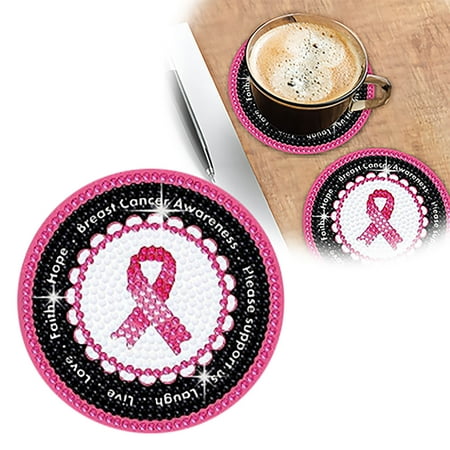 

International Cancer Prevention Day Woven Insulating Mats For Household Tableware Plates Mat