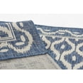 thumbnail image 6 of Momeni Riviera Geometric Blue Indoor Outdoor Rug 3'3" X 5', 6 of 8