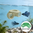 thumbnail image 4 of FTsdfkl Floating Betta Hide & Shrimp Cave Aquarium Hammock, Feeding Ring & Resting Spot for Betta Fish, Shrimp, Ideal For Aquariums And Comfortable Hideouts Shelter(Flourescence Function), 4 of 5