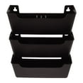 thumbnail image 3 of 1 Set Of Wall Mounted File Organizer Rack Wall Pamphlets Holder File Paper Display Rack Clear Hanging Wall Rack Document Storage Rack, 3 of 9
