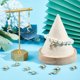 thumbnail image 5 of 20 piezas/caja de dijes de delfín de latón chapado en oro de 18 quilates con forma de animales marinos, accesorios de joyería para collares, pulseras y bisutería., 5 of 7