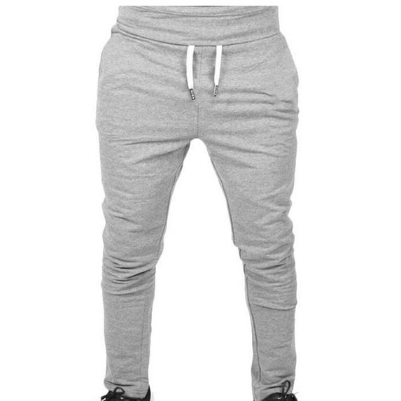 Men's Slim Fit Sweatpants Gym Fitness Exersise Joggers Sportswear Drawstring Skinny Track Pants Elastic Waist