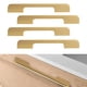 thumbnail image 2 of Tiradores para muebles de 4 piezas, mate, Tiradores para muebles de acero inoxidable para puertas de armarios de cocina, tiradores de barandilla con tiradores de tornillo, mate Vhermosa 221038-4, 2 of 8
