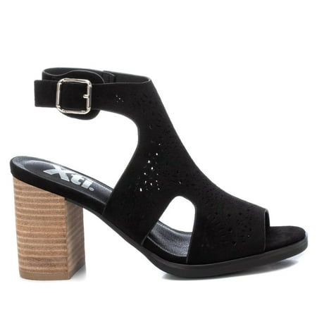 

Women s Suede Sandals By XTI 14109806 Black