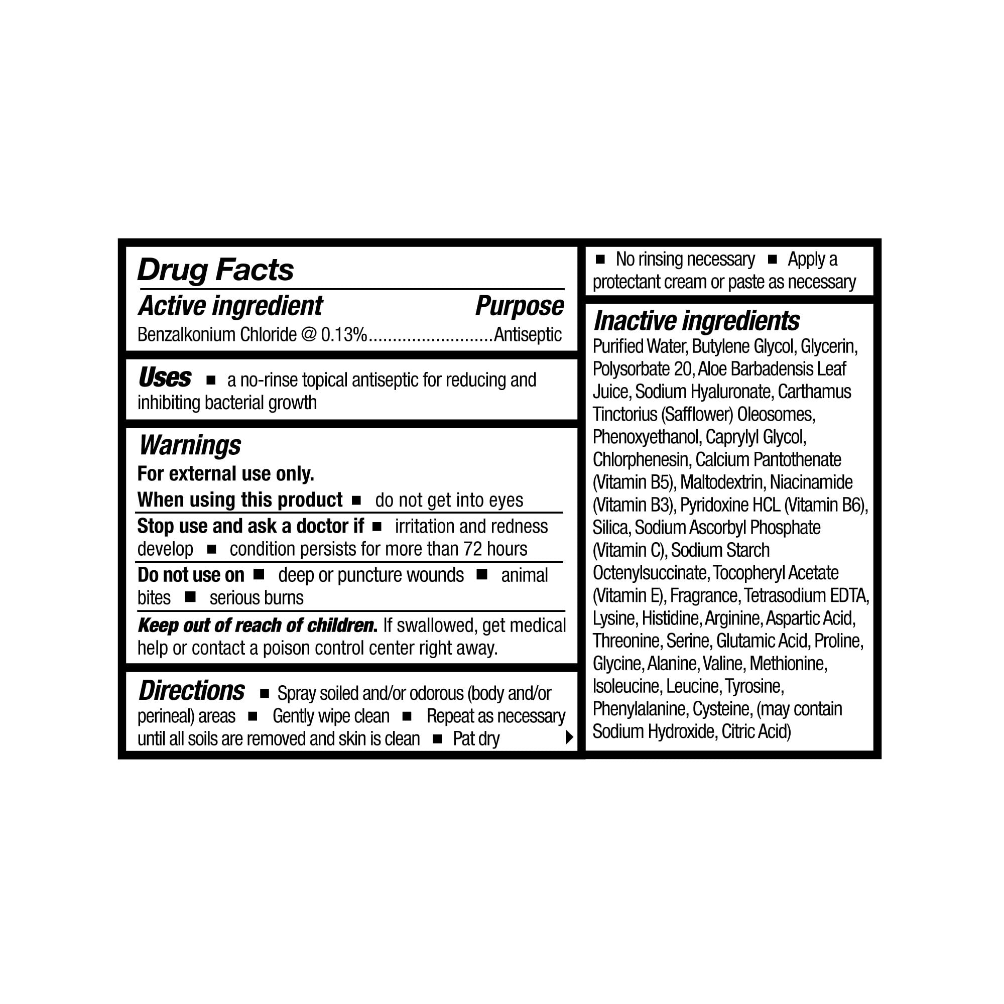Thera Antimicrobial Hand and Body Cleanser, Rinse-Free - Lavender, 4 oz, 24 Ct