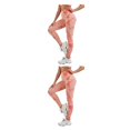 thumbnail image 4 of Jumpingount Mujeres Butt Leggings Tie Dye Pantalones largos sin costuras Push Up Hip Lift Pantalones de chándal de cintura alta Medias para correr Type6 NO6, 4 of 6