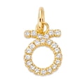 thumbnail image 2 of Mini Diamond Zodiac Horoscope Pendant Necklace In Solid Gold (16 Inches), 2 of 2