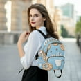thumbnail image 6 of FORMRS Mini Backpack Purse for Women Travel Daypack Casual Shoulder Bag, Milk and Cookies, 6 of 7