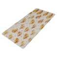 thumbnail image 2 of Leather Keyboard and Mouse Desk Mat Office Desk Accessories Protective Office Desk Decor Desk Pad Mat for Gaming, Work from Home, Office Yellow and Cream Chicks 16.5" x 35.4", 2 of 9