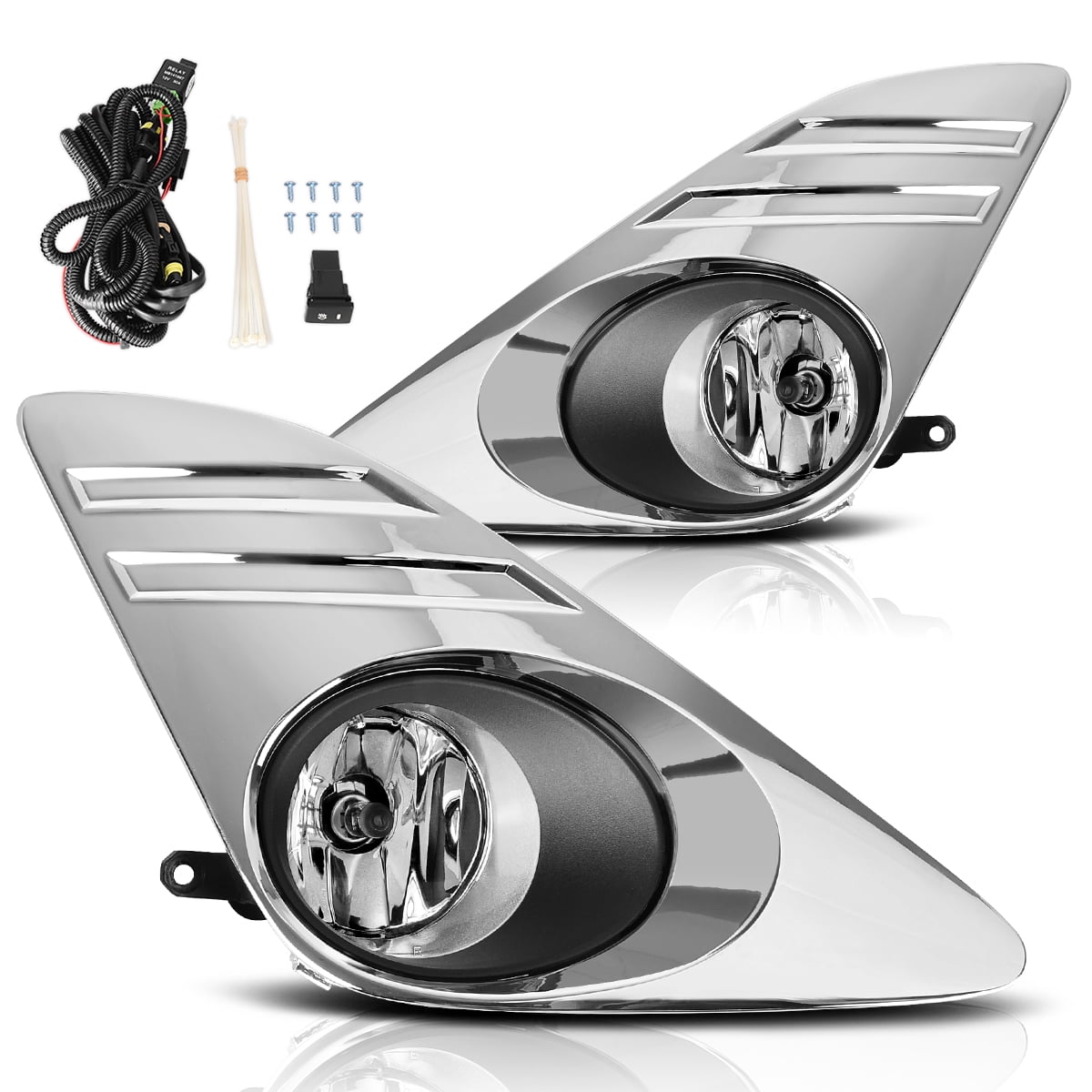 for 20122014 Toyota Camry w/Bulbs & Switch Pair Front Driving Fog