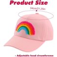 thumbnail image 2 of Gorras de béisbol para niños y niñas, sombrero ajustable para el sol, sombrero de verano con arcoíris, gorra con visera deportiva para niños y niñas, deportes al aire libre, 2 of 5