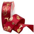 thumbnail image 2 of 1 rollo de cinta de poliéster para estampado en caliente, ideal para decoración navideña y envoltorios de regalos., 2 of 7