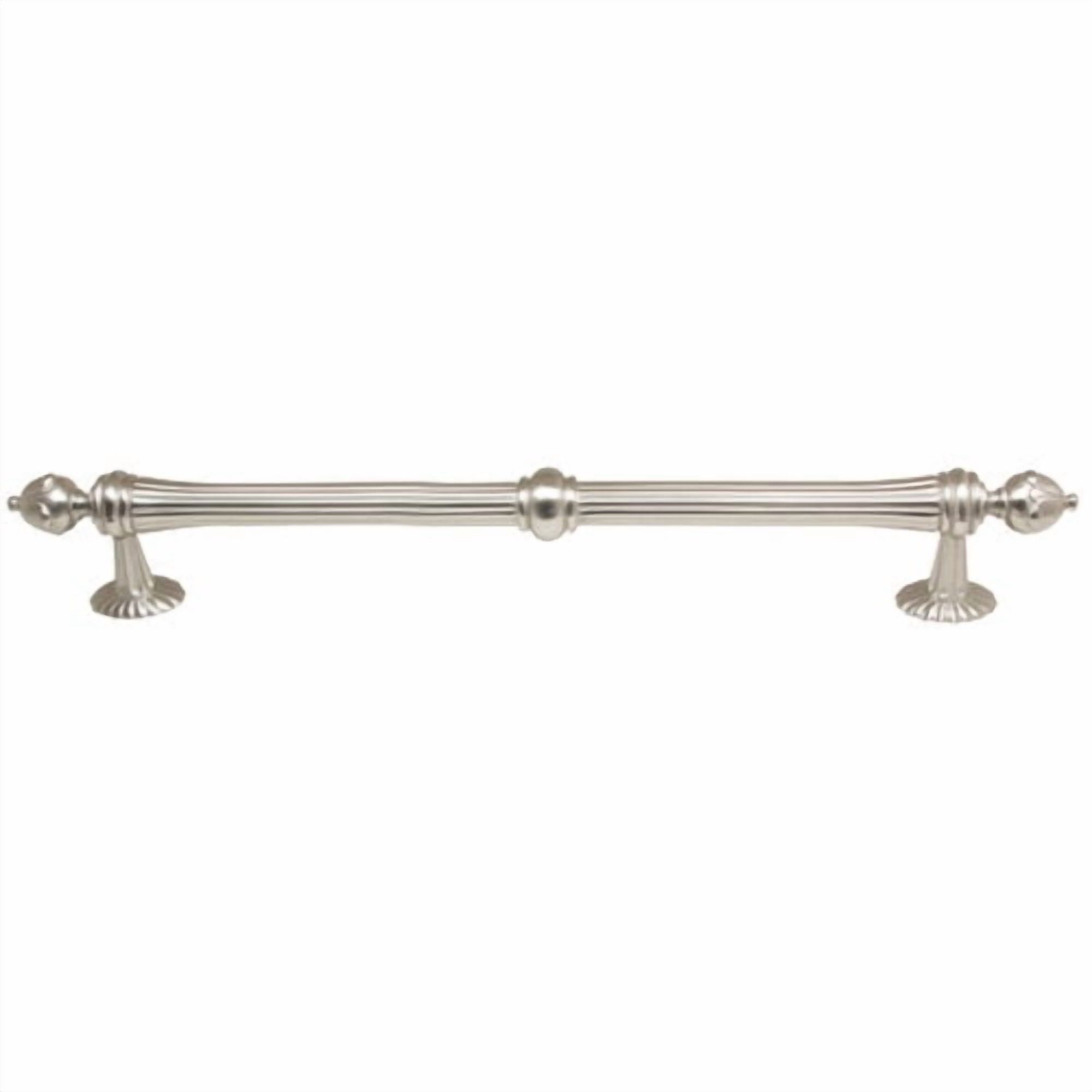 Ornate 12" Center Appliance Pull, Polished Brass
