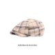 thumbnail image 2 of Sombrero de boina Qarigey a cuadros Otoño Invierno cálido para hombre amarillo beis, 2 of 6