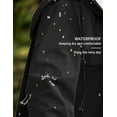 thumbnail image 5 of COOFANDY Men's Rain Jacket with Hood Waterproof Lightweight Active Long Raincoat, 5 of 9