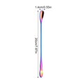 thumbnail image 2 of Mixing Spoon Stainless Long Handle Colorful Household Handmade Coffee Washable Dessert Store Kitchen Tableware, 2 of 8
