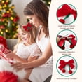 thumbnail image 3 of Velvet Ribbon Hair Bow Clips - 2 PCS Cute Hair Bow Clips with Red Cherry Ball Handmade Alligator Barrettes Pins Bowknot Party Dress Decor Accessories for Girls, 3 of 7
