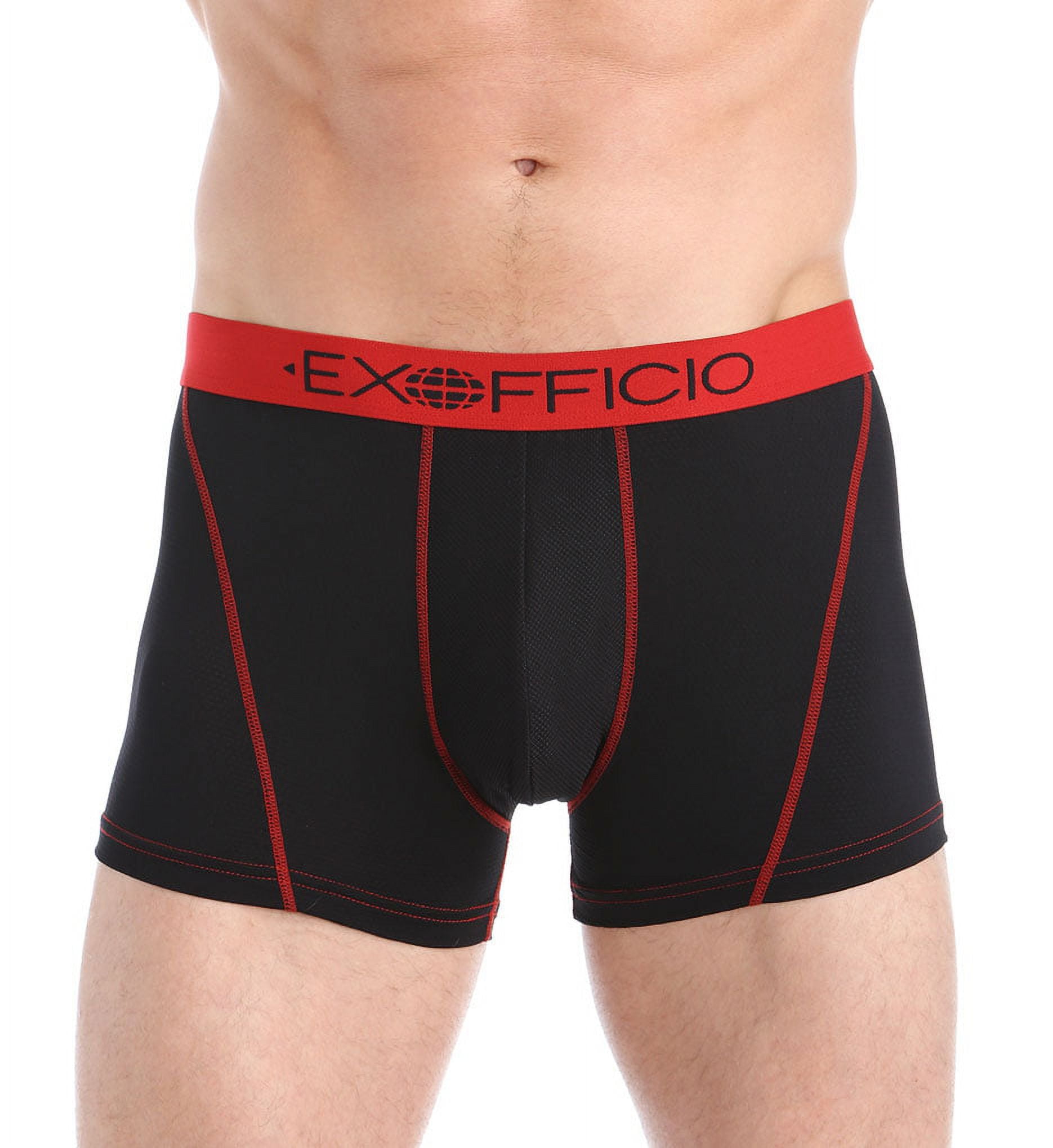 ENSOU. Seaside Boxers Relief 上代3万 Men's Ex Officio 2412458 Give-N-Go Sport Mesh 3 Inch Flyless Boxer