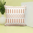 thumbnail image 2 of Set of 4 Outdoor Decorative Throw Pillow Covers for Couch 18X18 Linen Orange Pillow Stylish Home, 2 of 5