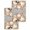 Grey, variant on Easter Bunny Kitchen Dish Towels for Drying Dishes Set of 2, Eggs Green Leaves Country Farmhouse Wooden Waffle Weave Microfiber Hand Tea Bathroom Towels Quick Dry & Absorbent Towel 15.7x23.6