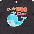 thumbnail image 4 of Inktastic I'm the Big Sister- cute whale with heart Youth T-Shirt, 4 of 5