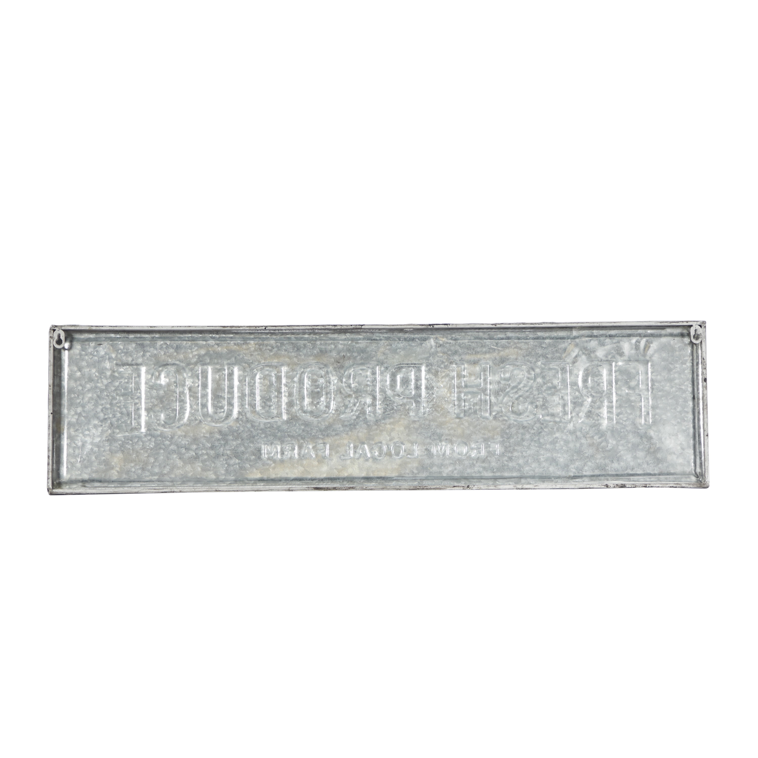 DecMode Indoor Brown Metal Farmhouse Sign Wall Decor