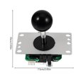 thumbnail image 3 of LOVEVER Ensemble d'Arcade 1 Ensemble de Joystick de Jeu Réutilisable Manette de Jeu Remplacement Poignée de Joystick Pièce de Console 3,94”X2,95”X2,36”, 3 of 11