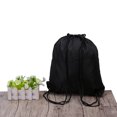 thumbnail image 1 of Mochila con cordón de 5 colores, impermeable, plegable, para el hogar, viajes, deportes, almacenamiento (negro), 1 of 2