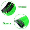 thumbnail image 6 of SDJMa 12 Pcs Clip in Hair Extensions, 22 Inch Colored Hair Extensions Party Highlights Long Straight Synthetic Hairpieces for Women Kids Girls (Army Green), 6 of 8