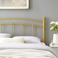 thumbnail image 6 of Headboard, King Size, Metal, Gold, Modern Contemporary Urban Design, Bedroom Master Guest Suite, 6 of 6