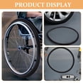 thumbnail image 3 of LOLIPPYY Utilisateurs de Fauteuil Roulant Pneu de Fauteuil Roulant Noir Manuel Fauteuil Roulant Usage Quotidien 1Pcs, 3 of 8
