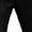 Black, variant on Women'S Casual High Waist Sports Pants Elastic Nine-Point Pants