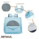 thumbnail image 2 of Mochila para gatos Transportador de mascotas de malla transpirable Correas de hombro dobles para uso en exteriores, 2 of 6