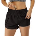 thumbnail image 1 of Pantalones cortos deportivos para correr para mujer Pantalones cortos de yoga para gimnasio atlético de entrenamiento de secado rápido de doble capa $ Pantalones cortos de entrenam, 1 of 5