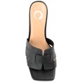 thumbnail image 5 of Journee Womens Renatta Open Square Toe Block Heel Dress Sandals, 5 of 9