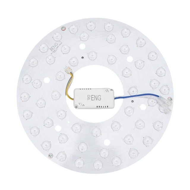 Luz De Techo Tablero De Luz LED, Panel De Reemplazo De Luz De Ventilador De Techo De 24 W Función De Memoria Magnética Regulable 3CCT Para Luz De Pared
