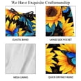 thumbnail image 4 of luoweisi Men's Beach Shorts Quick Dry Swim Trunks with Mesh Lining Sunflower Butterfly L, 4 of 5