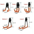 thumbnail image 2 of Gancho de Metal resistente, organizador de garaje, montaje en pared, ganchos para colgar bicicletas, gancho de almacenamiento antideslizante para escaleras, herramienta de jardín, 2 of 5