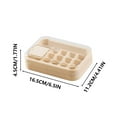 thumbnail image 4 of YoGold Ice Cube Tray with Lid and Container, BPA-Free, Pack of 15 Ice Cubes, Easy Press to Release The Ice, for Freezer with Container, Tea and Coffee, Bar Accessories White, 4 of 6