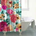 thumbnail image 5 of Waterproof Pioneer Shower Curtain 72x84 Inch Polyester Unique Cute Floral Shower Curtain for Bathroom Hotel Home Decor with 12 Plastic Hooks, 5 of 5