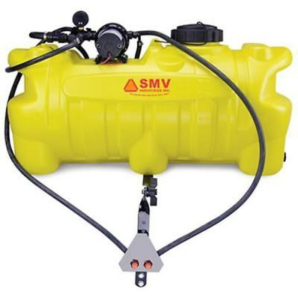 25 Gallon Capacity ATV Sprayer 4.0 GPM Pump 2 Nozzle Boomless Deluxe H