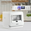 Portable Home Countertop Dishwasher, 5 Washing Programs, 5-Liter Automatic Dishwashing