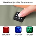 thumbnail image 5 of BE-TOOL Polyester Heating Handbag Hand Warmers Rechargeable Outdoor Electric Heating Bag 3 Levels Heating (White), 5 of 8