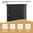 thumbnail image 4 of S-HOME Triangle Tall Cabinet Featuring 3 Drawers and Adjustable Shelves in Modern Grey MDF for Multi-Use Storage, 4 of 11