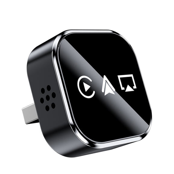 3in1 Wireless Carplay Adapter AirPlay Carplay Android Auto USB Dongle Plug and Play Wired Carplay to Wireless Black