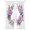 Purple, variant on Purple Rose Sheer Curtains 72 Inch Length 2 Panels Set, Spring Flower Watercolor Modern Floral Leaf Voile Window Treatment Rod Pocket Curtains Sheers Drapes for Bedroom/Living Room/Kitchen 52"x72"x2